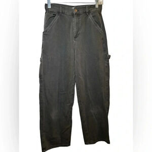 Garage faded black/grey carpenter full leg pant